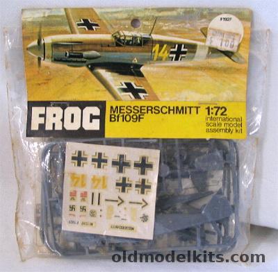 Frog 1/72 Messerschmitt Bf-109F Marseille or Galland Bagged, F192F plastic model kit